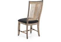 canadel brown inch standard seat height side chair   