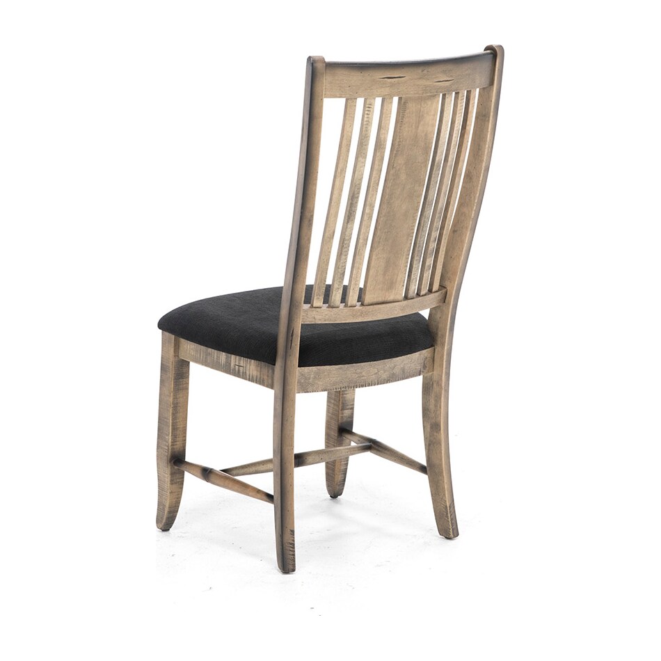 canadel brown inch standard seat height side chair   