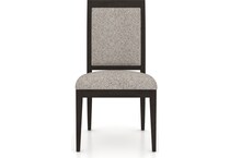 canadel brown inch standard seat height side chair   