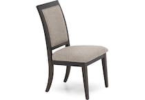 canadel brown inch standard seat height side chair   