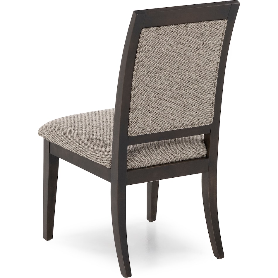 canadel brown inch standard seat height side chair   