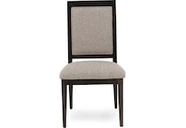 canadel brown inch standard seat height side chair   