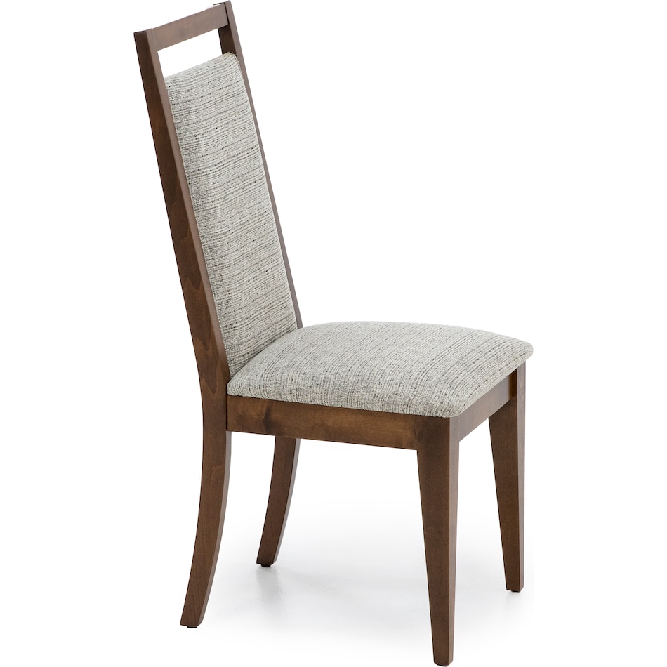 canadel brown inch standard seat height side chair   