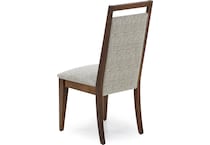 canadel brown inch standard seat height side chair   