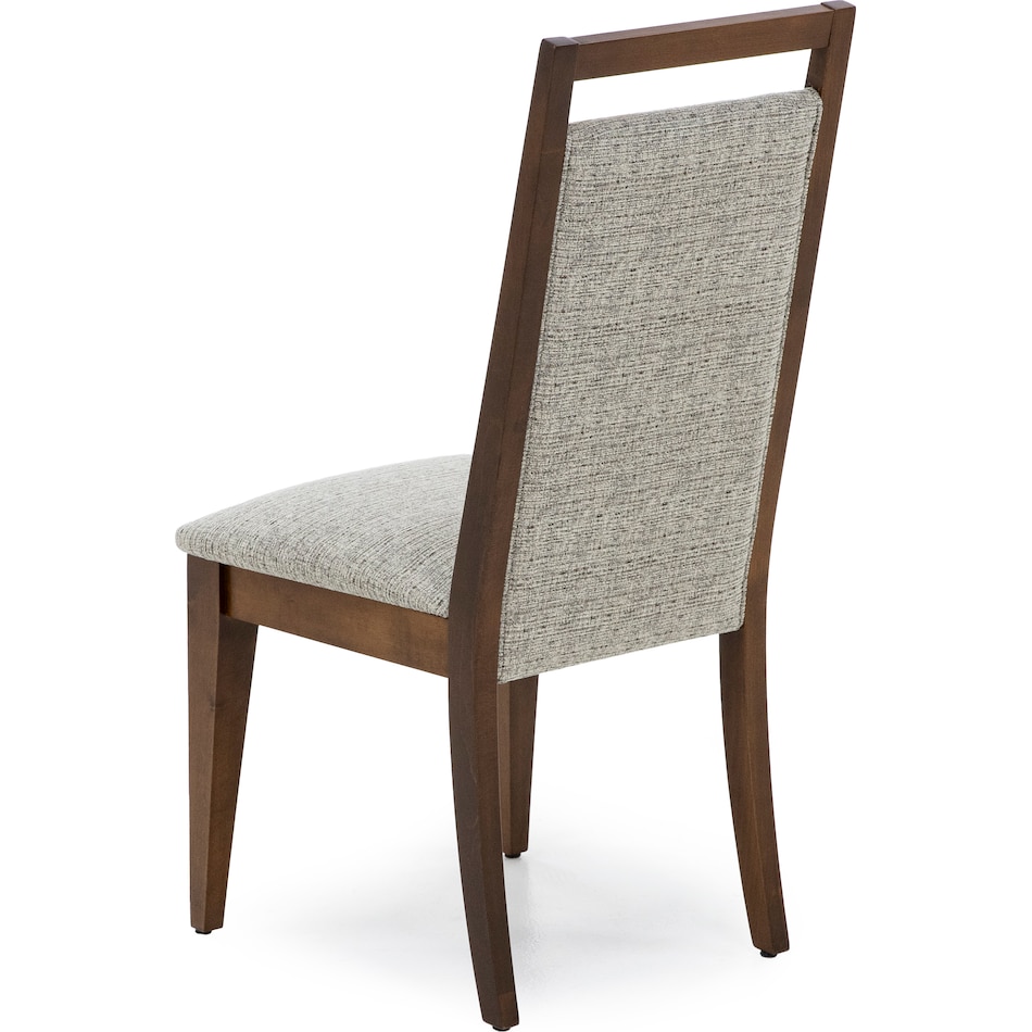 canadel brown inch standard seat height side chair   