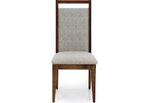 canadel brown inch standard seat height side chair   