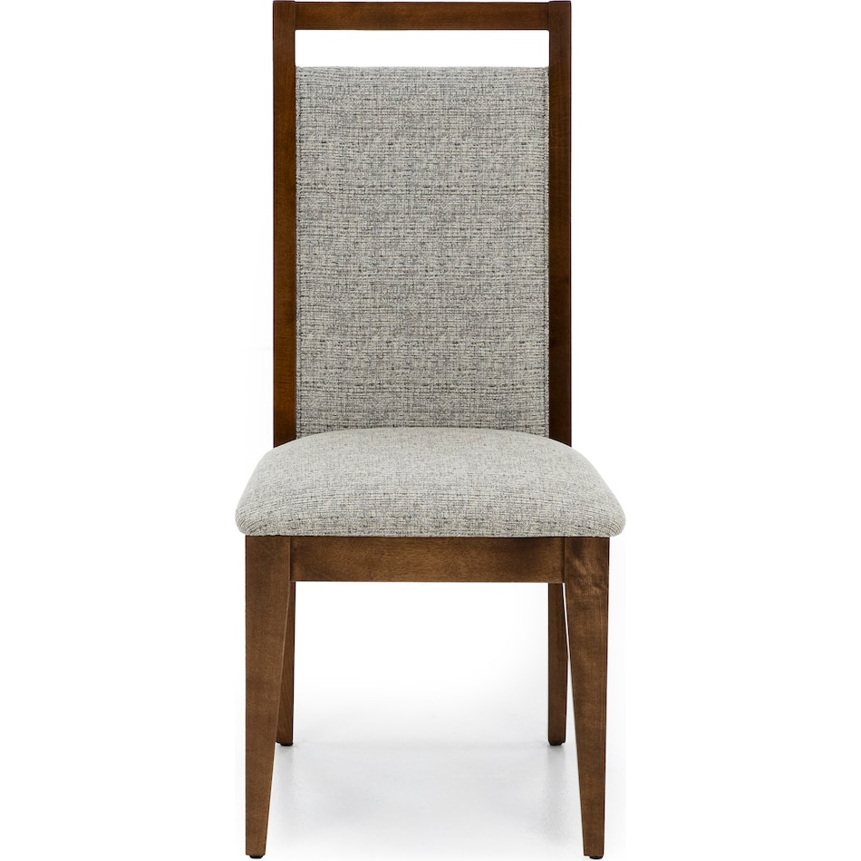 canadel brown inch standard seat height side chair   