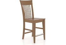 canadel brown  inch counter seat height stool   