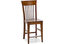 canadel brown  inch counter seat height stool   