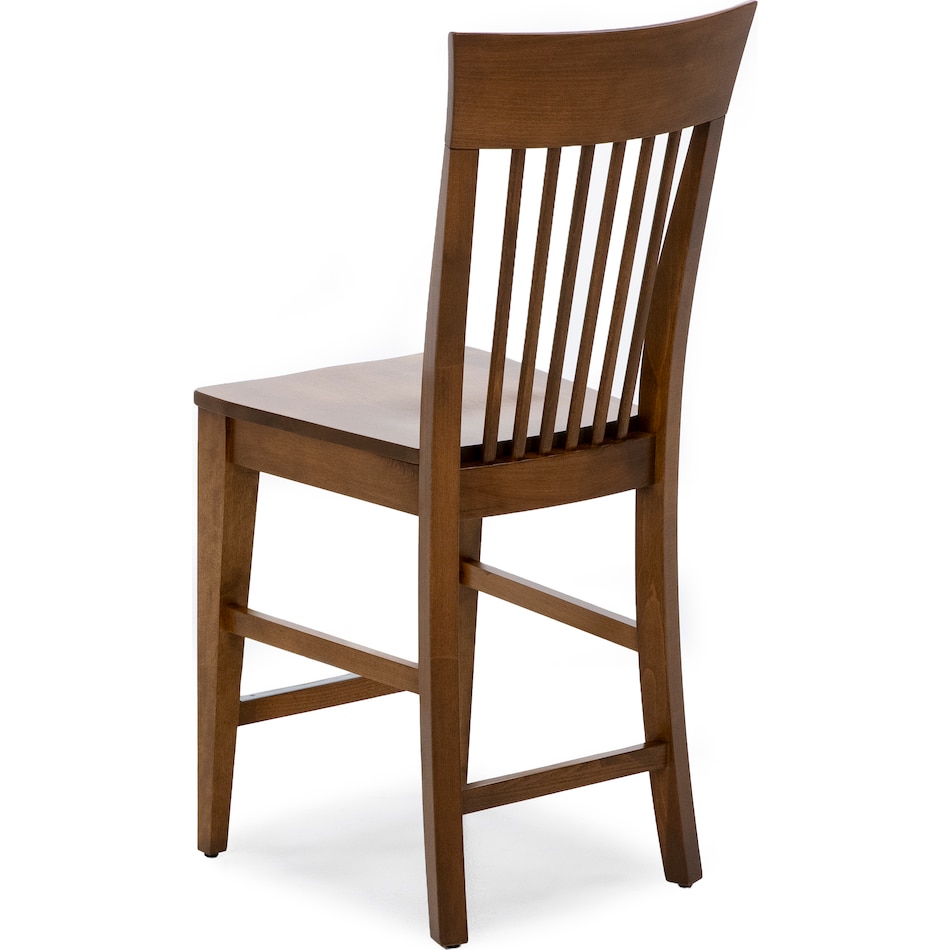 canadel brown  inch counter seat height stool   