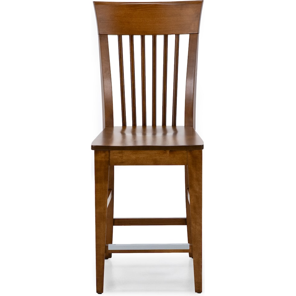 canadel brown  inch counter seat height stool   