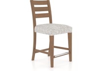 canadel brown  inch counter seat height stool   