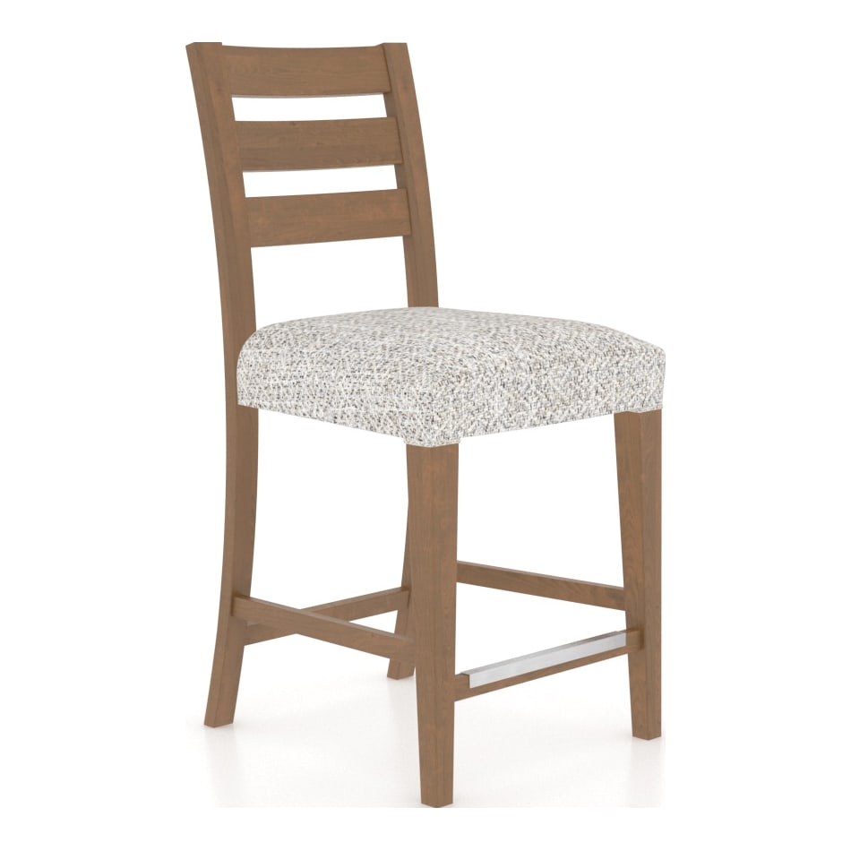 canadel brown  inch counter seat height stool   