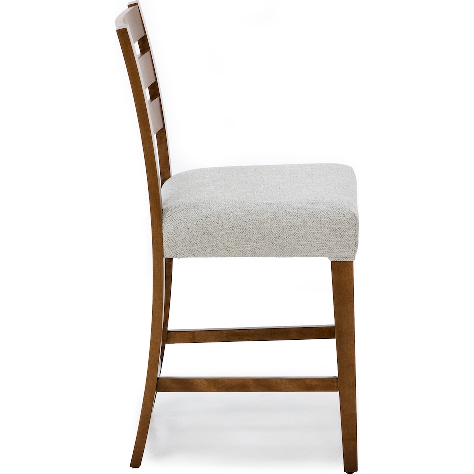 canadel brown  inch counter seat height stool   