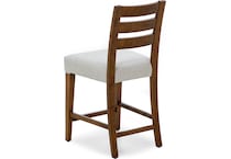 canadel brown  inch counter seat height stool   