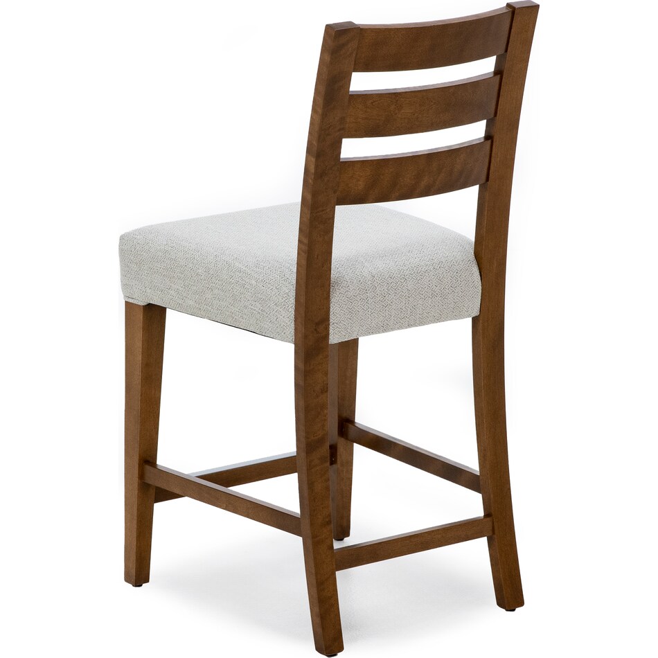 canadel brown  inch counter seat height stool   