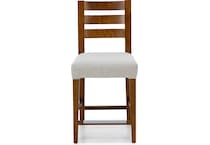 canadel brown  inch counter seat height stool   