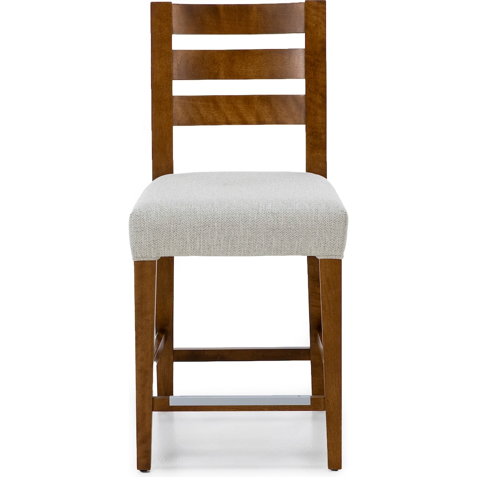 canadel brown  inch counter seat height stool   