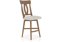 canadel brown  inch counter seat height stool   