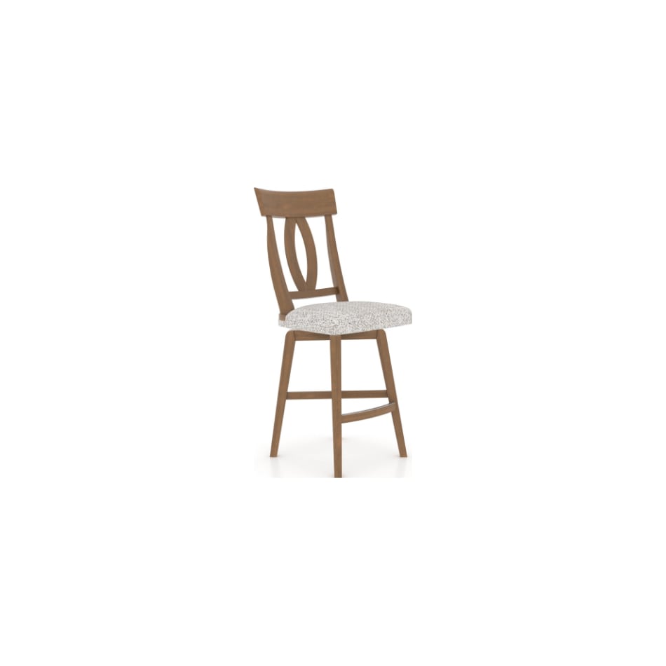 canadel brown  inch counter seat height stool   