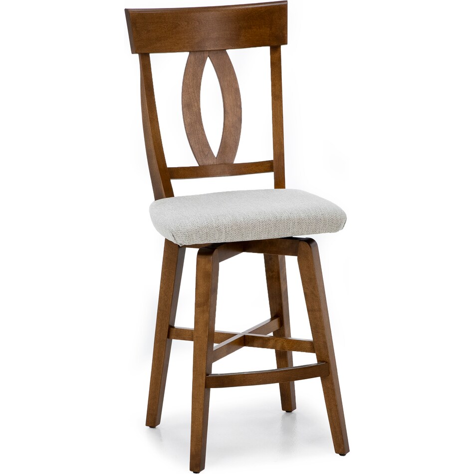canadel brown  inch counter seat height stool   