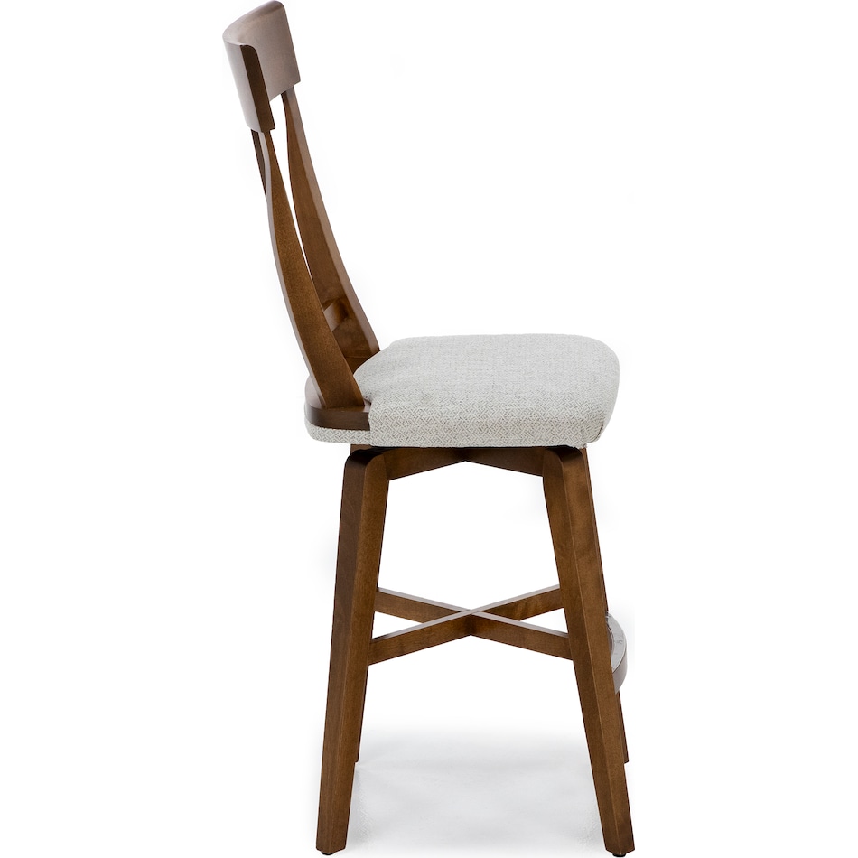 canadel brown  inch counter seat height stool   