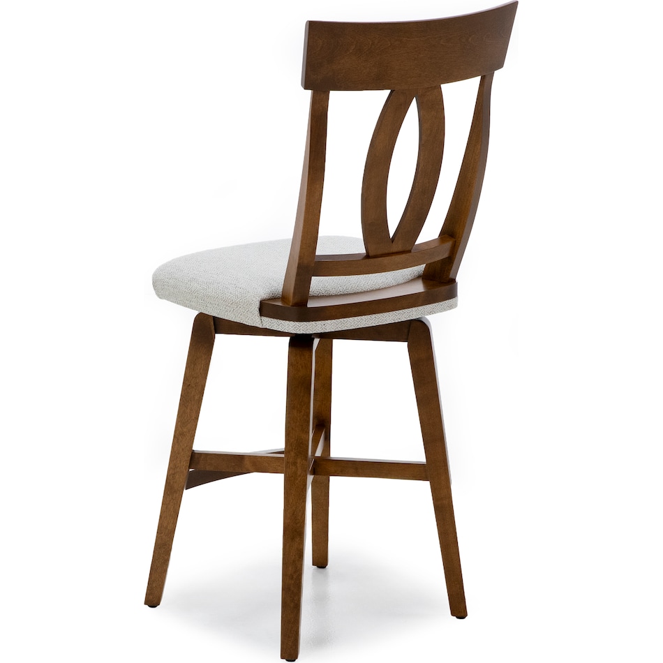 canadel brown  inch counter seat height stool   