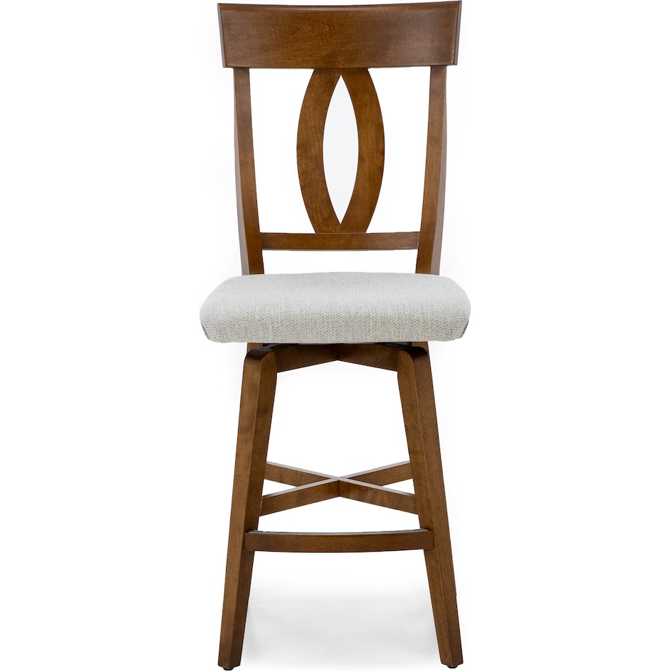 canadel brown  inch counter seat height stool   