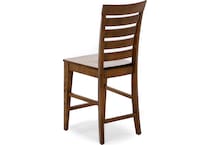 canadel brown  inch counter seat height stool   