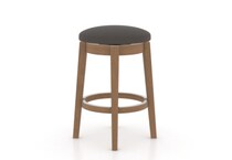 canadel brown  inch counter seat height stool   
