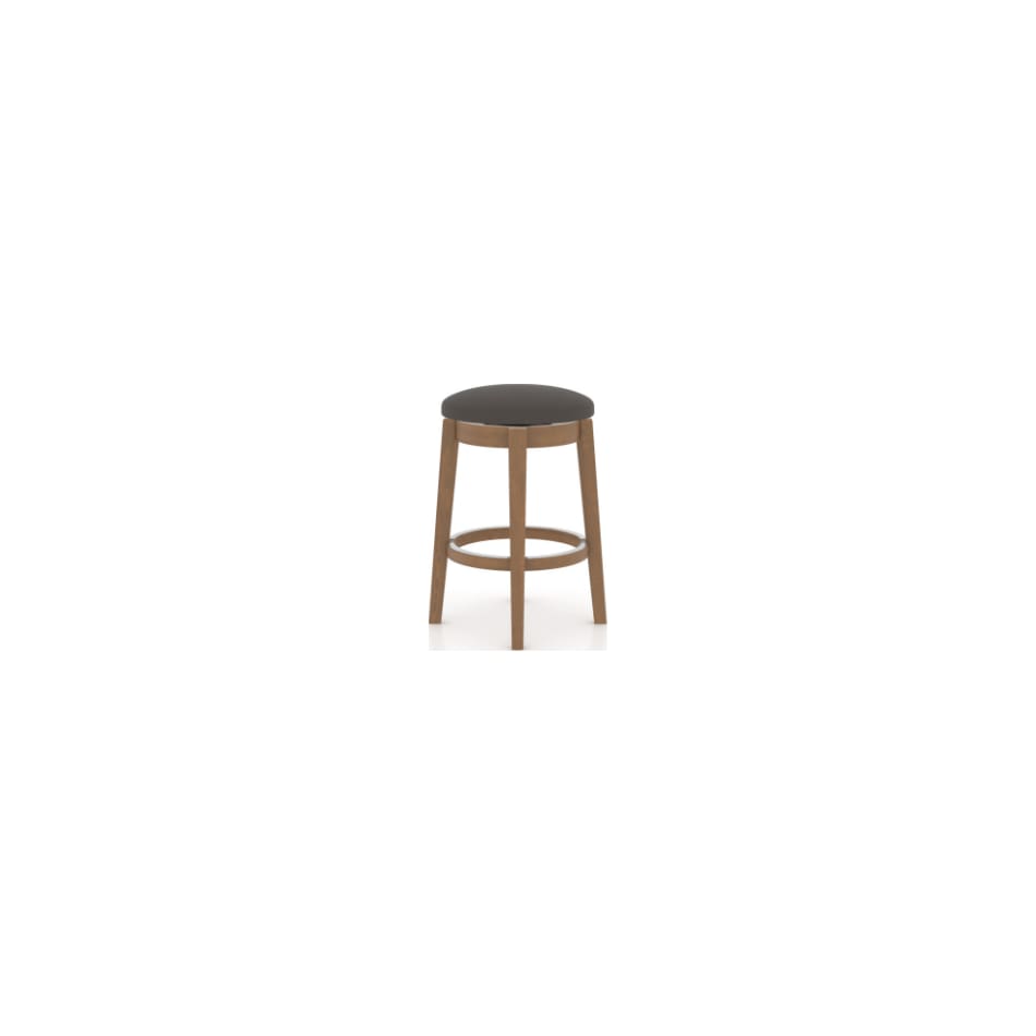 canadel brown  inch counter seat height stool   