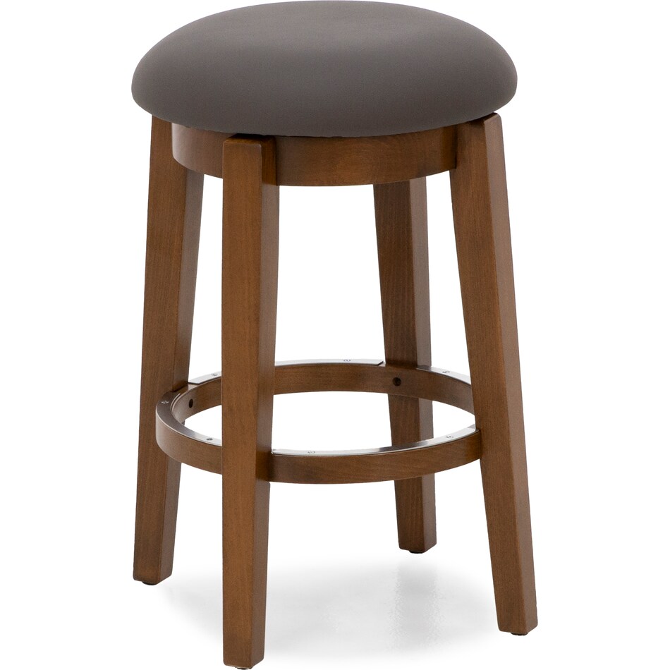 canadel brown  inch counter seat height stool   