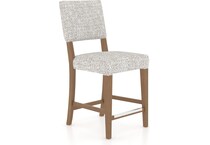 canadel brown  inch counter seat height stool   