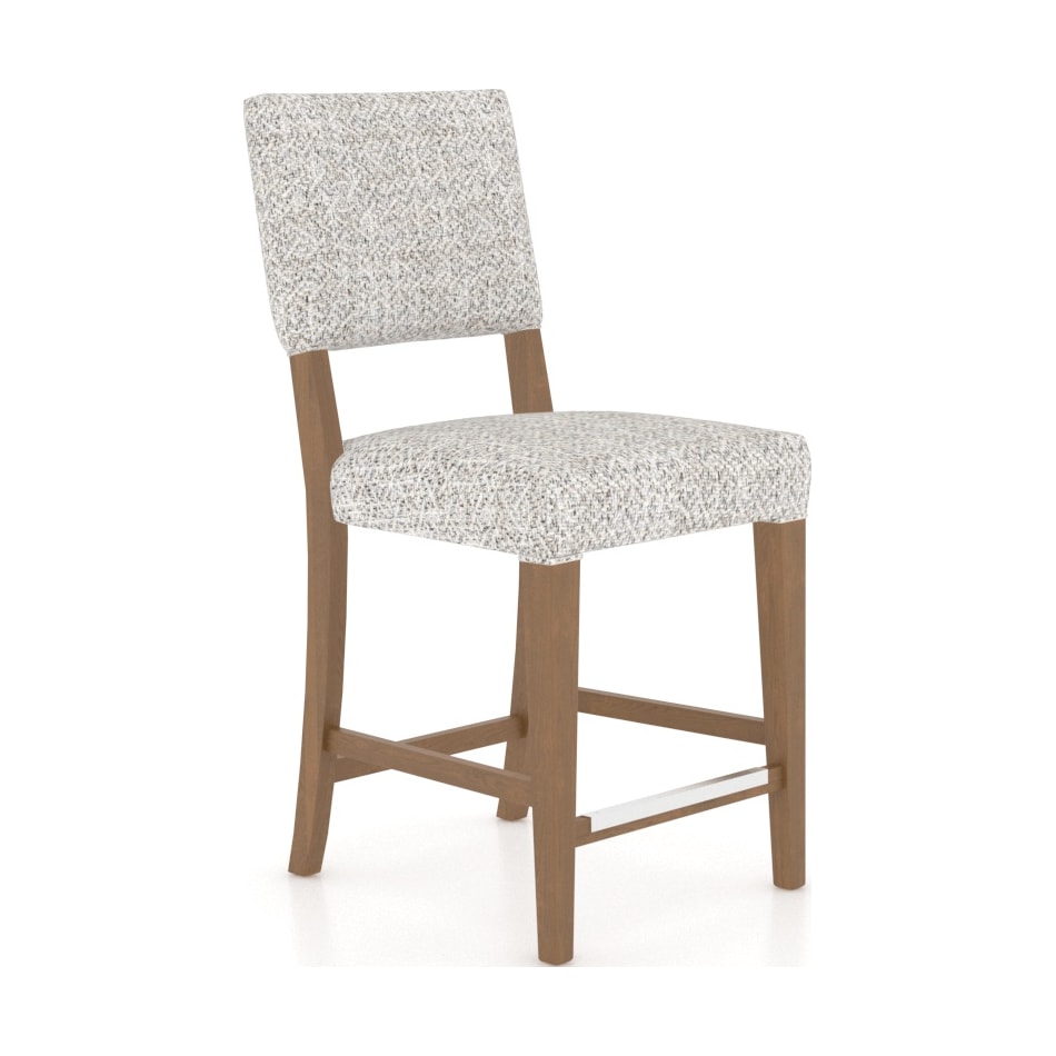 canadel brown  inch counter seat height stool   