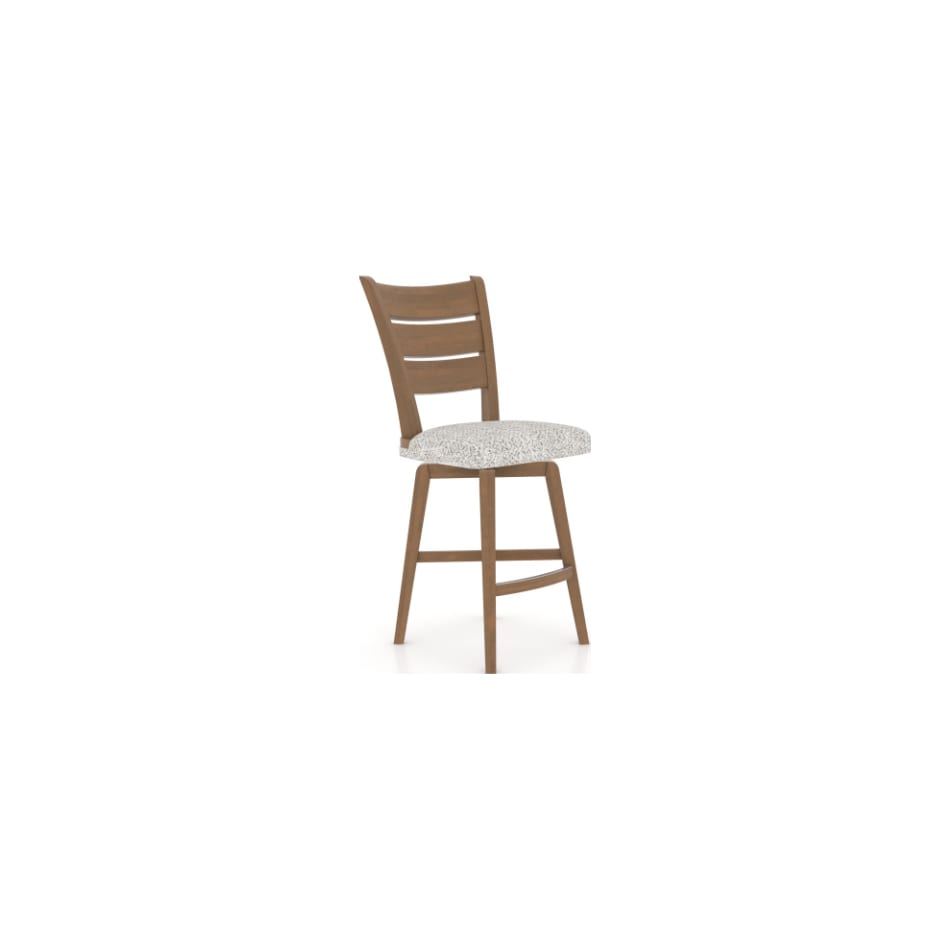 canadel brown  inch counter seat height stool   