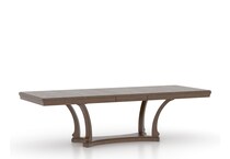 canadel brown inch standard height rectangle tpk  
