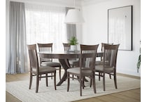 canadel brown inch standard height round oval lifestyle image   