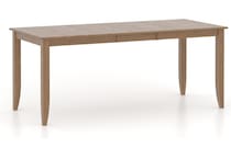 canadel brown inch counter height rectangle   