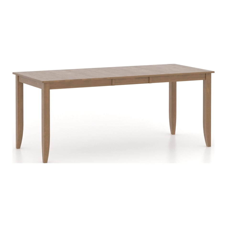 canadel brown inch counter height rectangle   