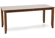 canadel brown inch counter height rectangle   