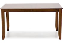 canadel brown inch counter height rectangle   