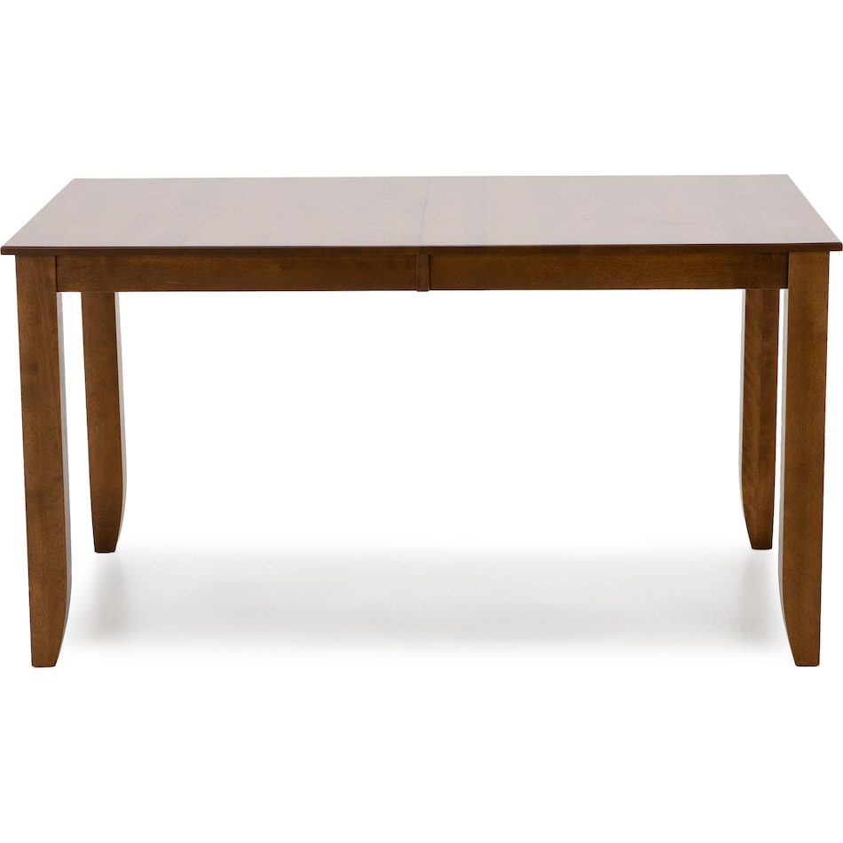 canadel brown inch counter height rectangle   