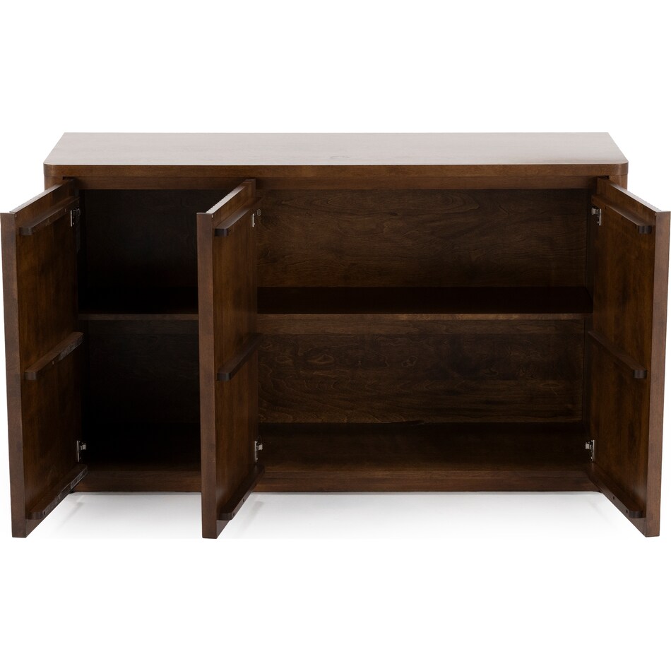 canadel brown buffet server sideboard   