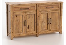canadel brown buffet server sideboard   