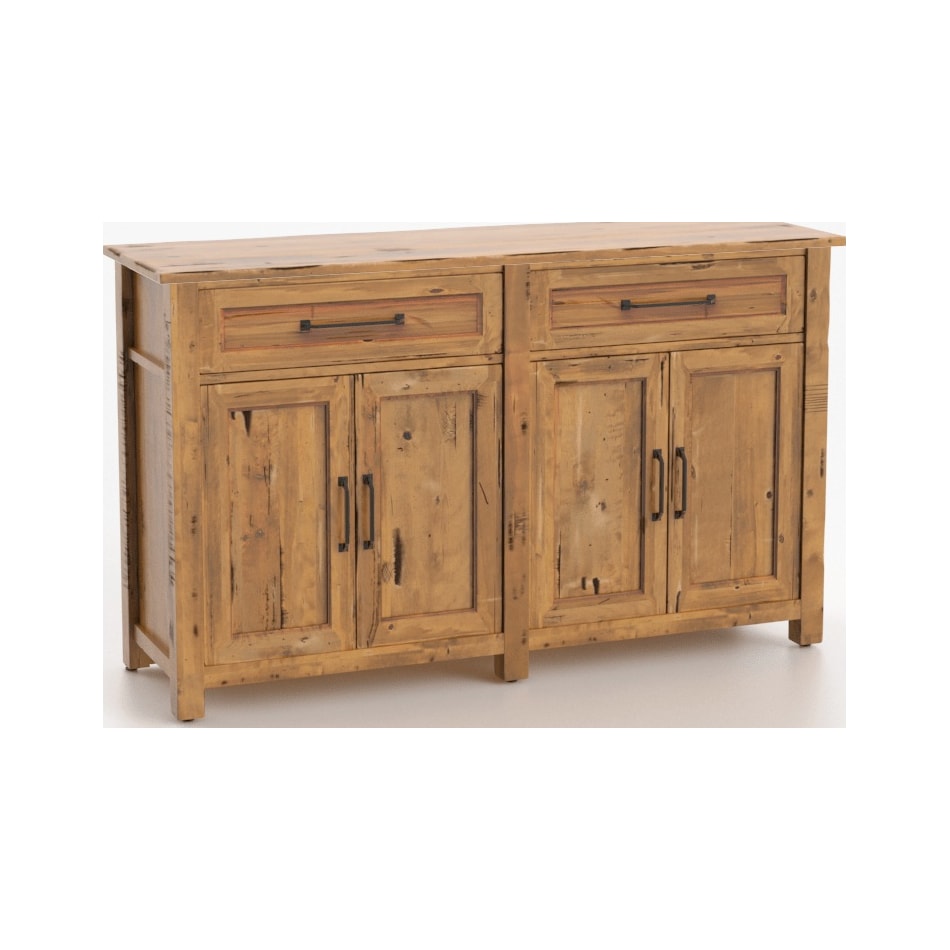 canadel brown buffet server sideboard   