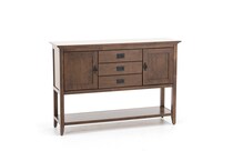 canadel brown buffet server sideboard   