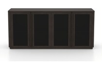 canadel brown buffet server sideboard   