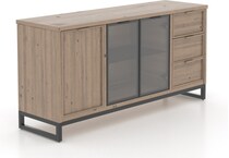 canadel brown buffet server sideboard   