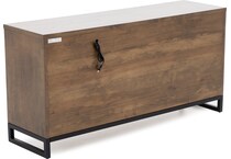canadel brown buffet server sideboard   