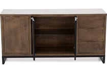 canadel brown buffet server sideboard   